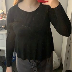 reworked black long sleeve